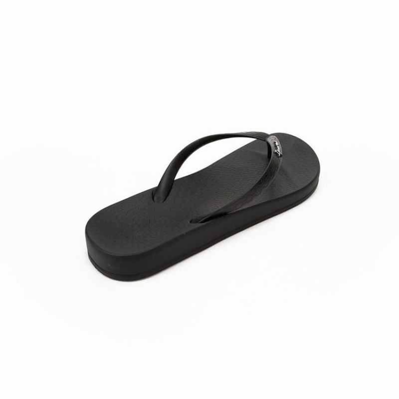 Black Ipanema Anatomic Tan Women's Flip Flops | WQ1745620