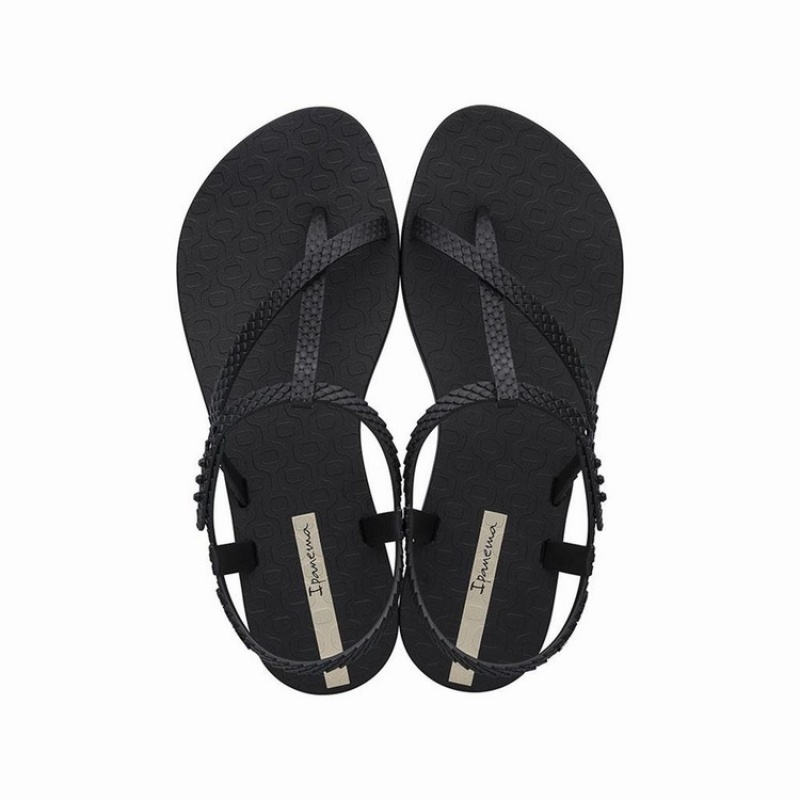 Black Ipanema Class Wish Women's Sandals | WE5120784