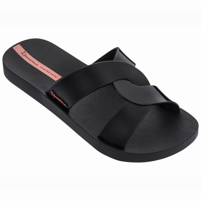 Black Ipanema Feel Women's Slides | EV7480951