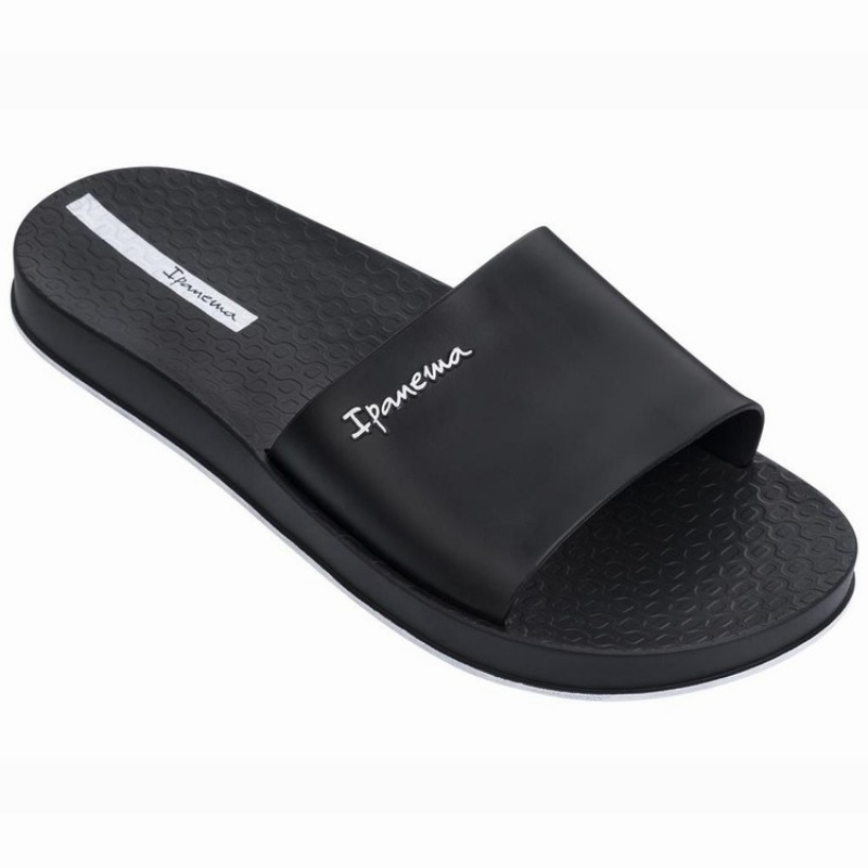 Black Ipanema Glide Men's Slides | DO7534820