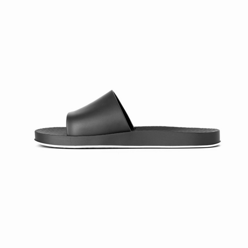 Black Ipanema Glide Men's Slides | DO7534820