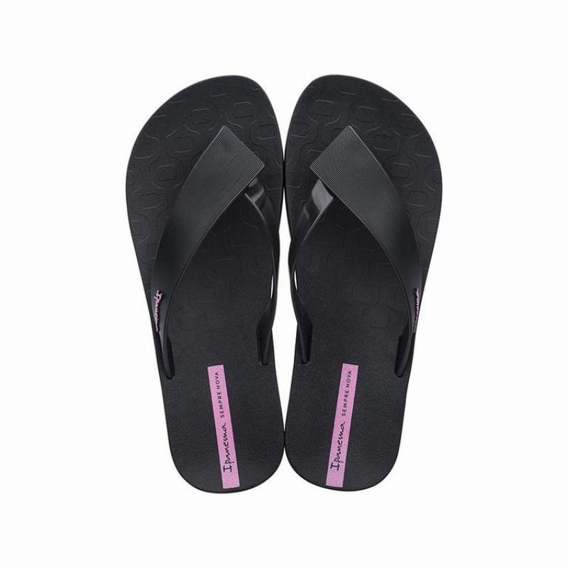 Black Ipanema Hit Women\'s Flip Flops | EF3975180