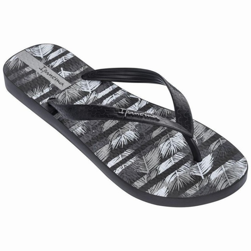 Black Ipanema Parati IV Ad Men's Flip Flops | ZN2503469