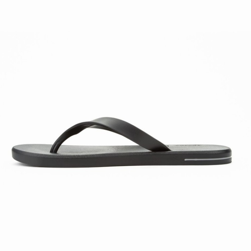 Black Ipanema Posto 10 Men's Flip Flops | YO6124587