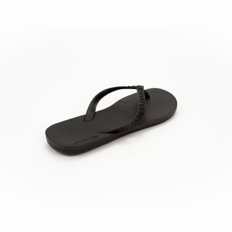 Black Ipanema RJ Men's Flip Flops | PF7156490