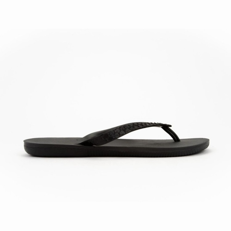 Black Ipanema RJ Men's Flip Flops | PF7156490