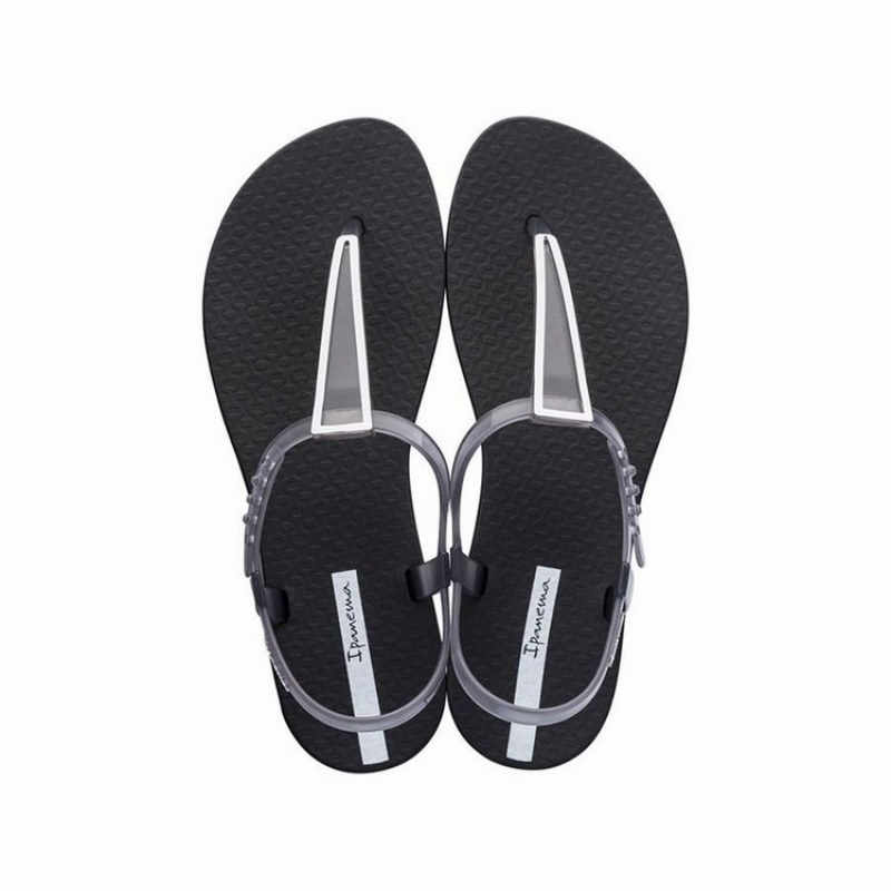 Black / Grey Ipanema Stardust Women's Sandals | AX3876905