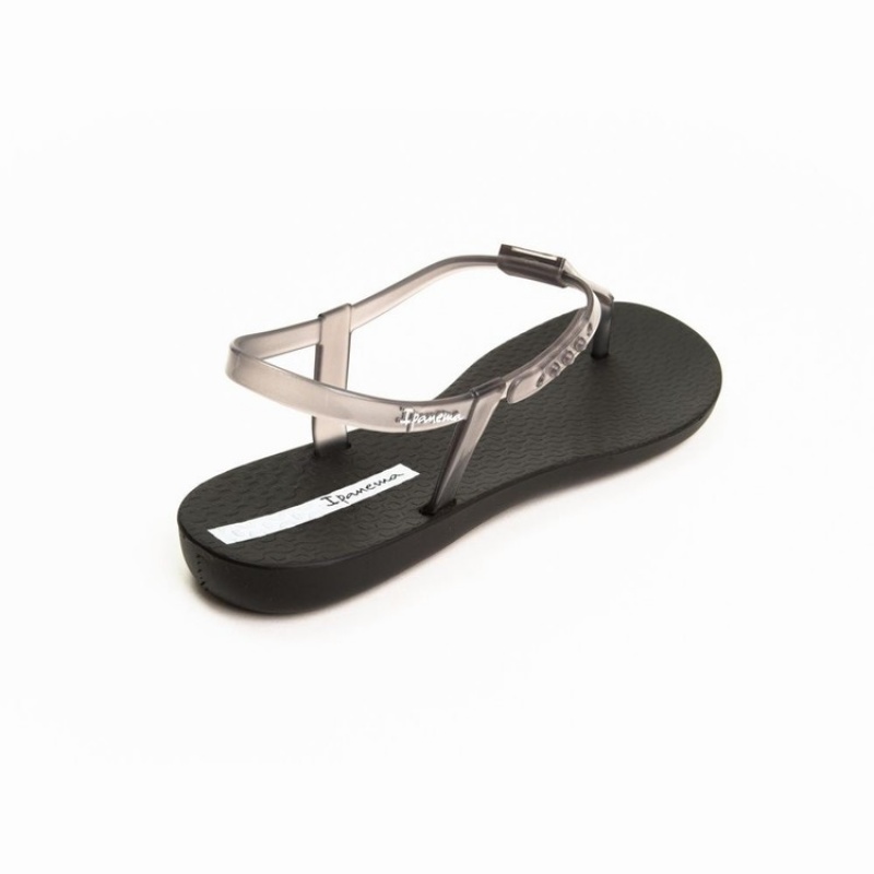 Black / Grey Ipanema Stardust Women's Sandals | AX3876905