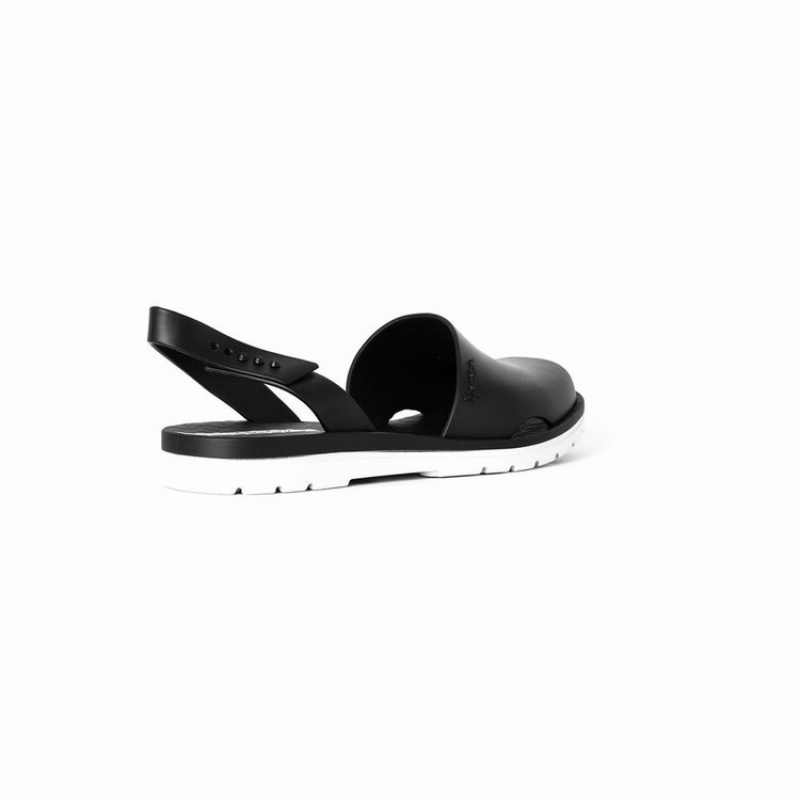 Black / White Ipanema Barcelona Women's Sandals | DT7438619