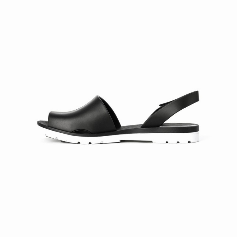 Black / White Ipanema Barcelona Women's Sandals | DT7438619