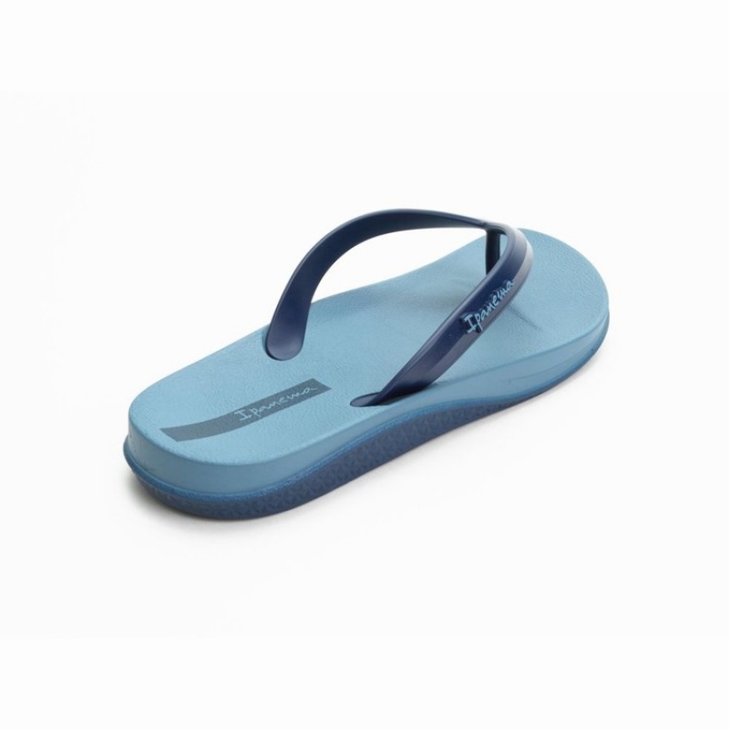 Blue / Navy Ipanema Ana Lapa Men's Flip Flops | RL6593084