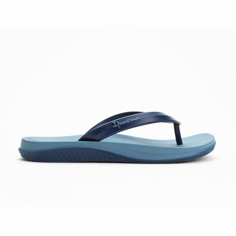 Blue / Navy Ipanema Ana Lapa Men's Flip Flops | RL6593084