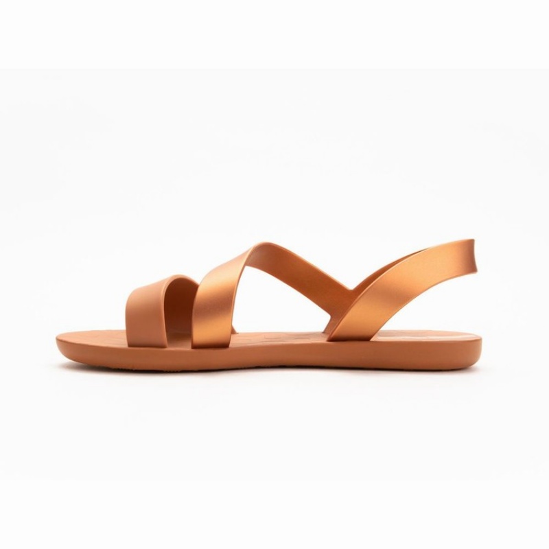 Brown Ipanema Vibe Women's Sandals | JP5428931