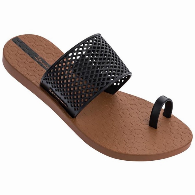 Brown / Black Ipanema Gadot Women's Sandals | ZW6235749