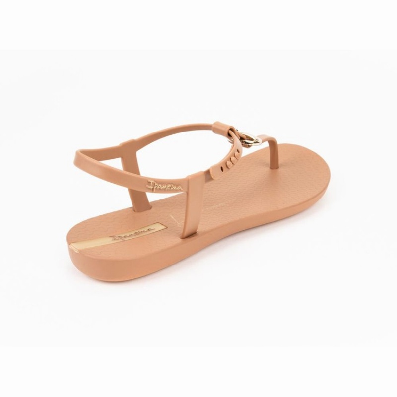 Brown / Gold Ipanema Lenny Locket Women's Sandals | TL4827036