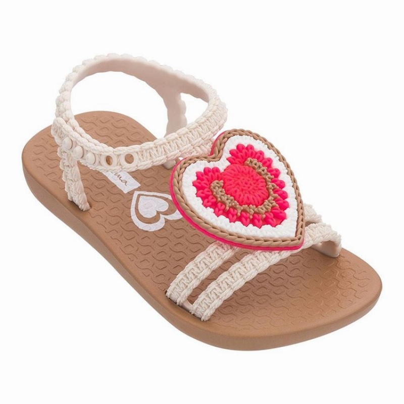 Brown / Pink Ipanema V Baby Sandals | HS7401983