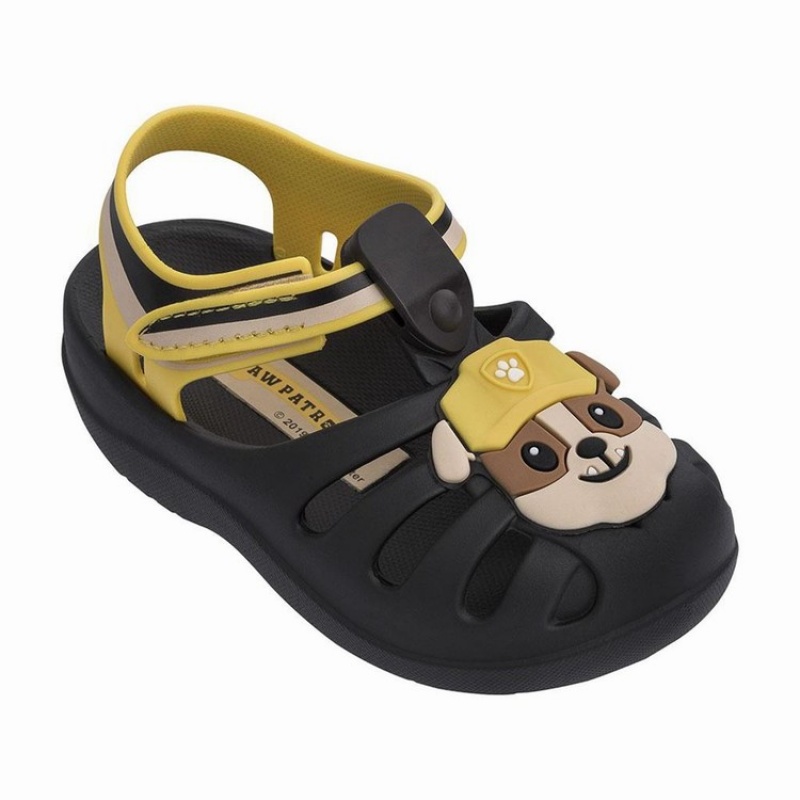 Brown / Yellow Ipanema Patrulha Pata Friends Baby Sandals | ZF3578096