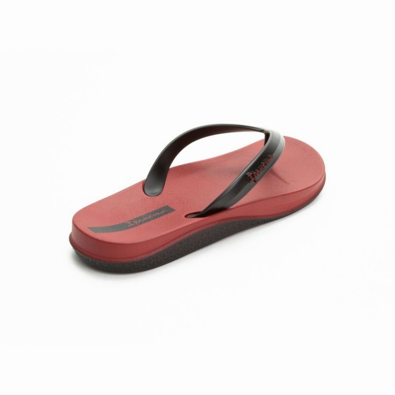 Burgundy / Black Ipanema Ana Lapa Men's Flip Flops | TP5832104