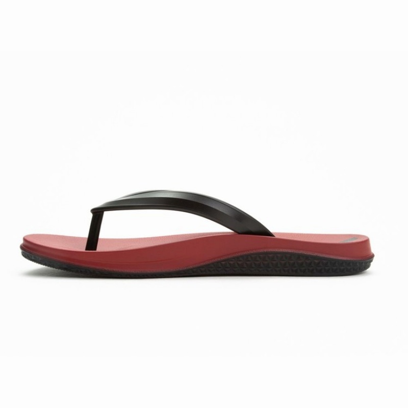 Burgundy / Black Ipanema Ana Lapa Men's Flip Flops | TP5832104