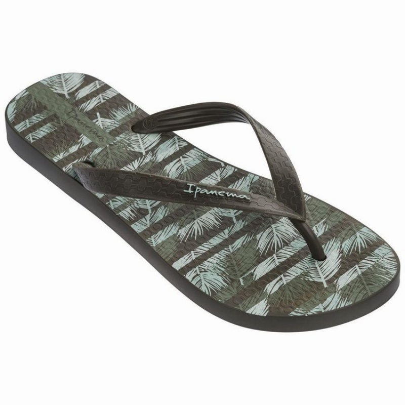 Green Ipanema Parati IV Ad Men\'s Flip Flops | TR9130274