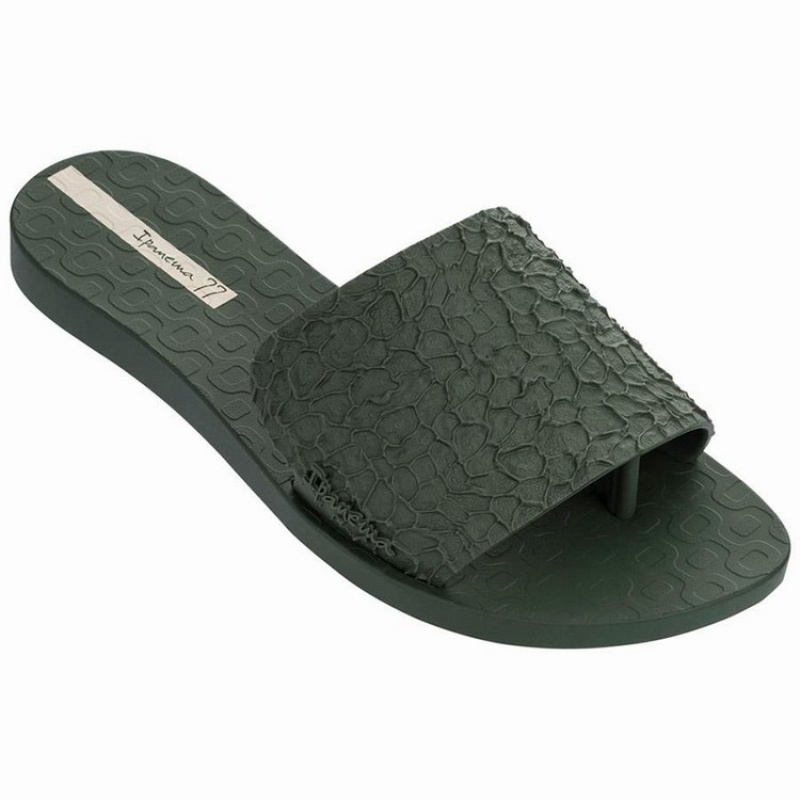 Green Ipanema Skin Women's Sandals | XT0483265