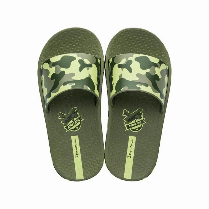 Green Ipanema Slippy Kids' Sandals | DI6143857