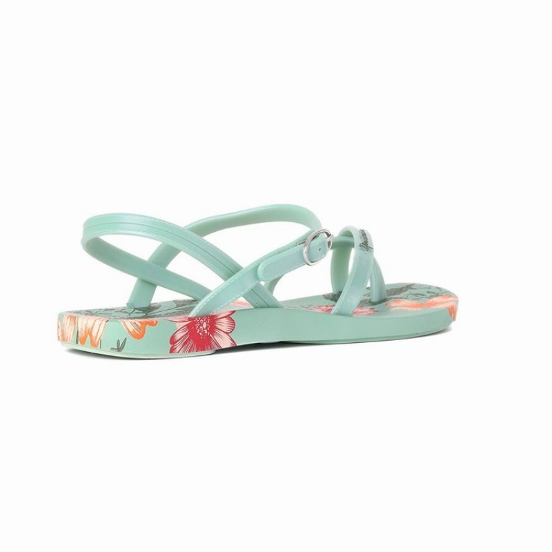 Green Ipanema Suzi Print II Women\'s Sandals | GO0541796