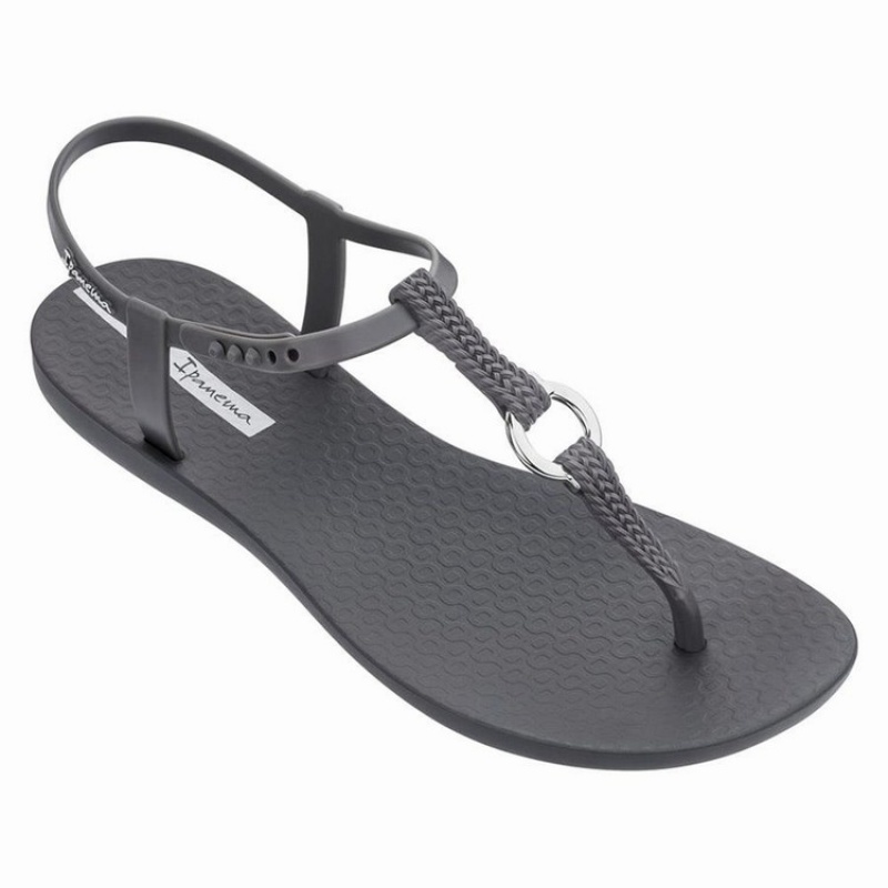 Grey Ipanema Link Women's Sandals | BD9231057