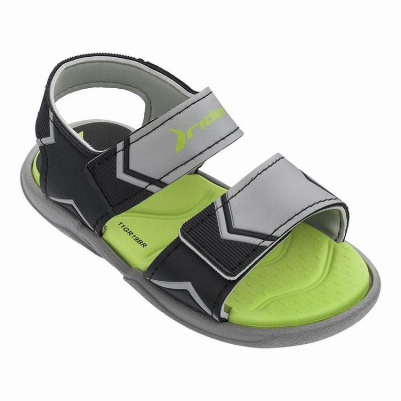 Grey / Black Ipanema Comfort Baby Sandals | OB3295471