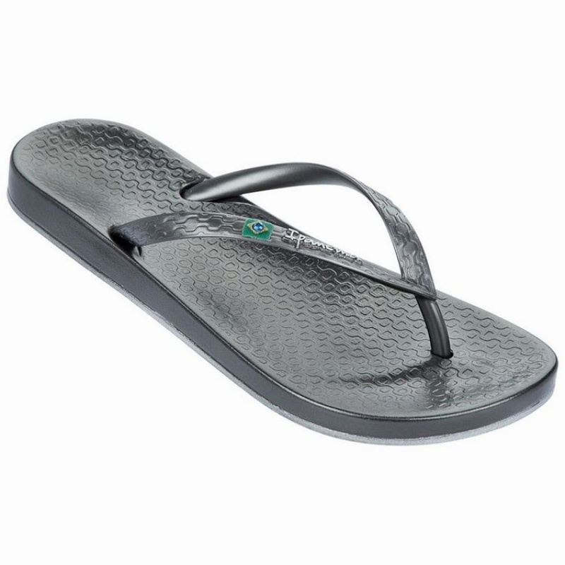 Grey / Silver Ipanema Brilliant Women's Flip Flops | FZ9845631