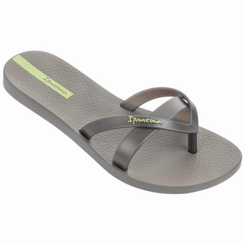 Grey / Silver Ipanema Kirei Women\'s Flip Flops | LF4196875