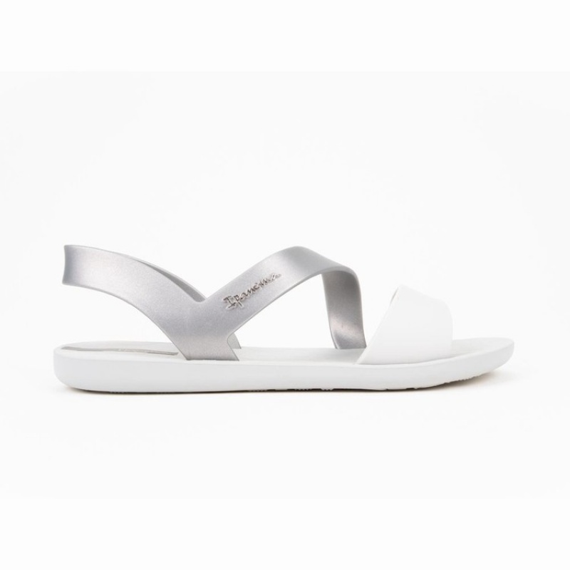 Grey / Silver Ipanema Vibe Women's Sandals | ZB4891075