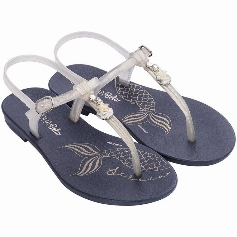 Navy Ipanema Cacau Sereia Kids\' Sandals | YO5308694