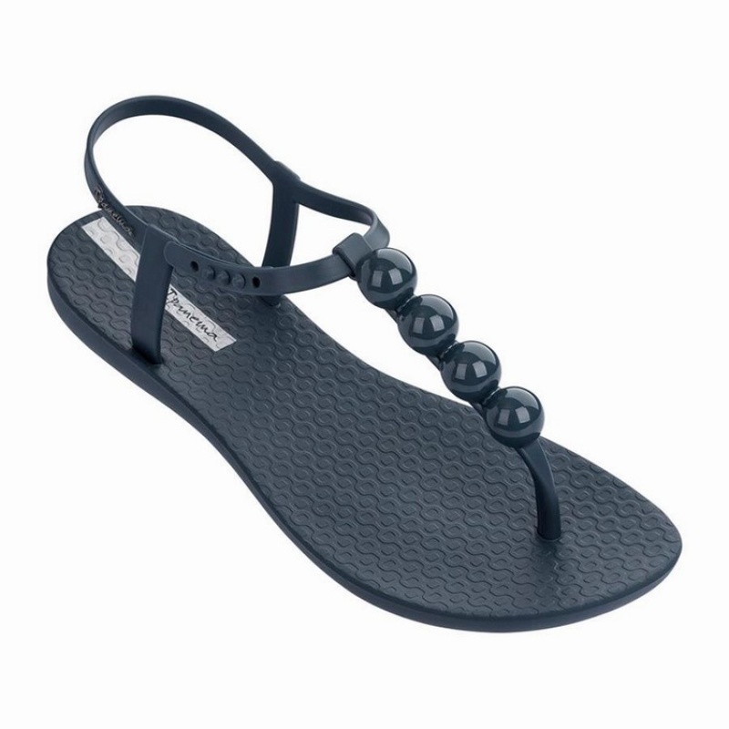 Navy Ipanema Pearl Women's Sandals | ST0518674