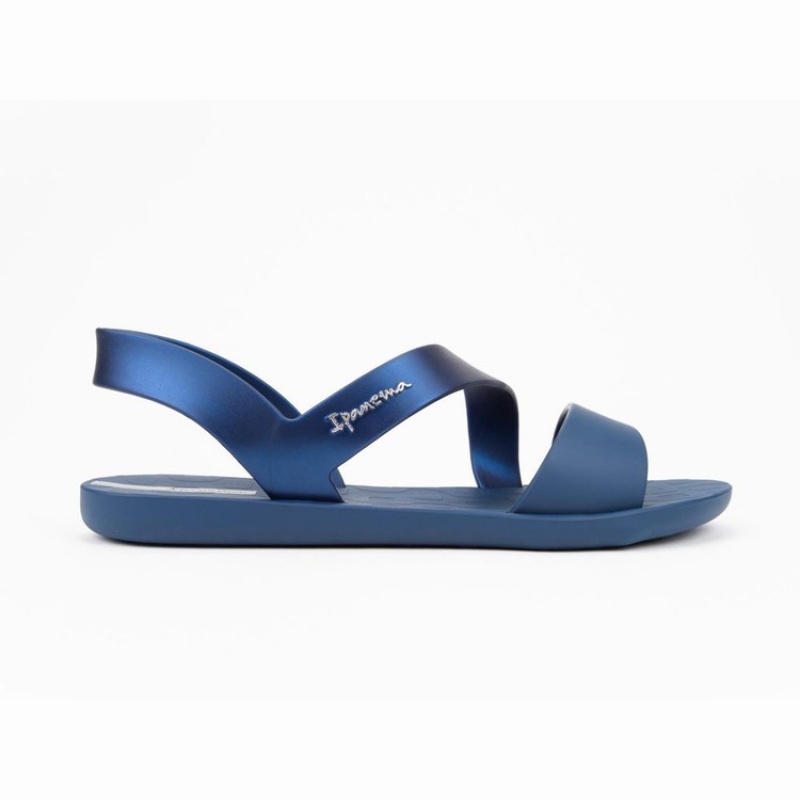 Navy Ipanema Vibe Women's Sandals | LX5489326