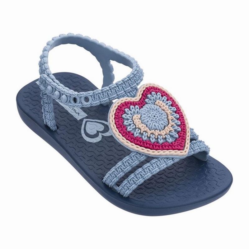 Navy / Blue Ipanema V Baby Sandals | KC3716285