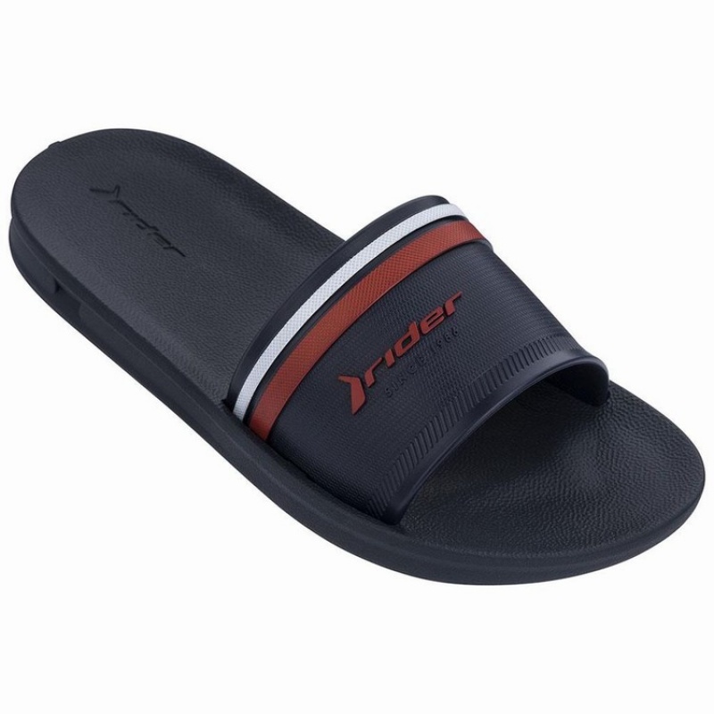 Navy / Red Ipanema Strike Plus Kids\' Slides | IB3701268