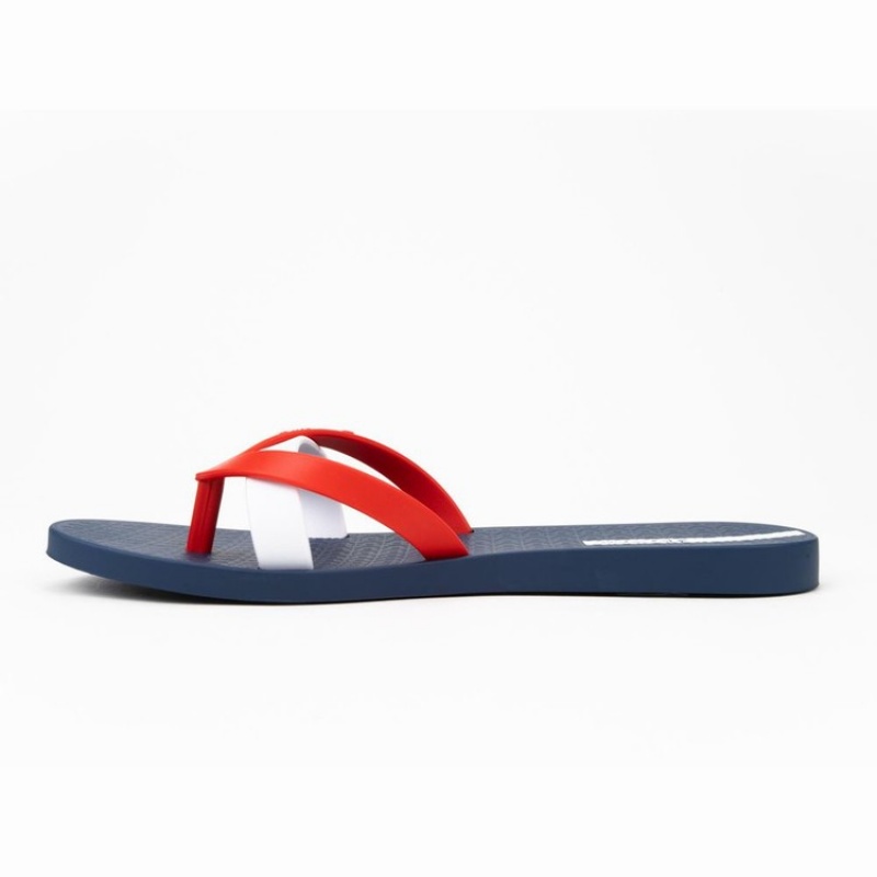 Navy / Red / White Ipanema Kirei Women's Flip Flops | KH4128796