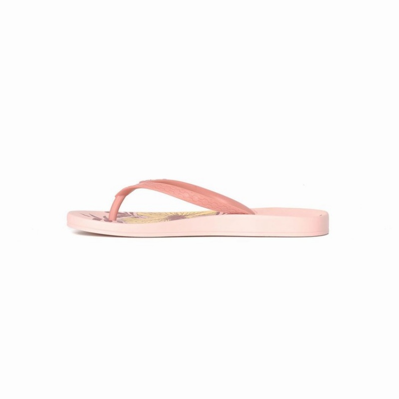 Pink Ipanema Ana Hibiscus Women's Flip Flops | CP4567182