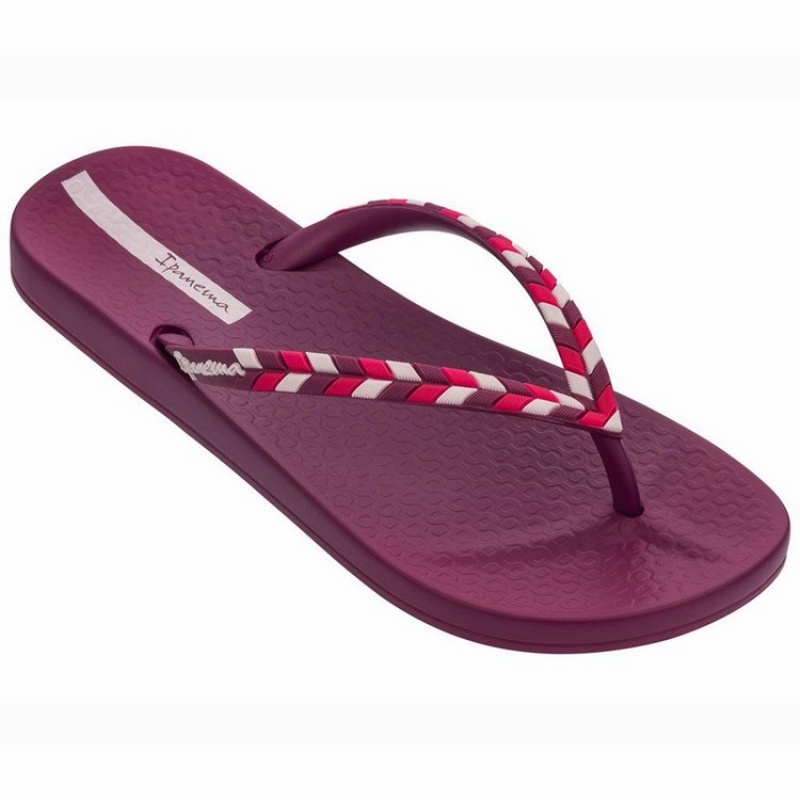 Pink Ipanema Ana Lovely X Women's Flip Flops | WY7193284