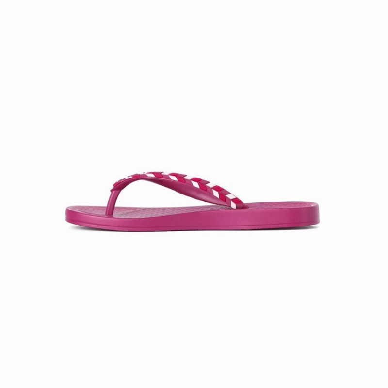 Pink Ipanema Ana Lovely X Women's Flip Flops | WY7193284