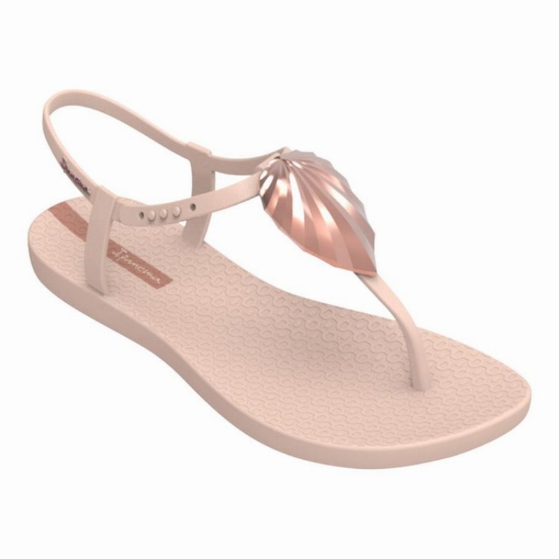 Pink Ipanema Leaf Women's Sandals | FY8653204