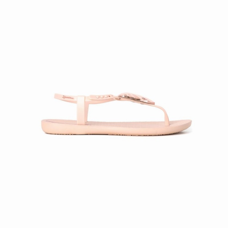 Pink Ipanema Leaf Women's Sandals | FY8653204