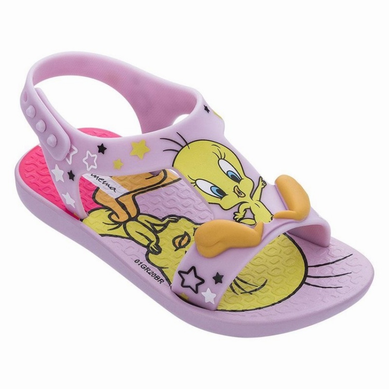 Pink Ipanema Looney Tunes Baby Sandals | CQ8734216