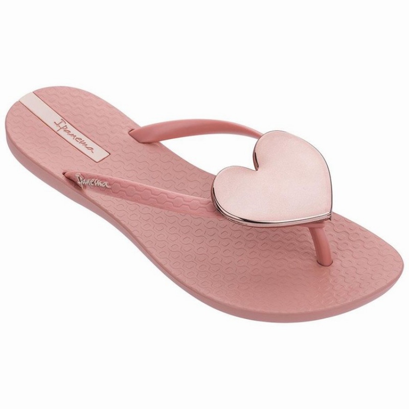 Pink Ipanema Maxi Fashion II Women\'s Flip Flops | OU0294865