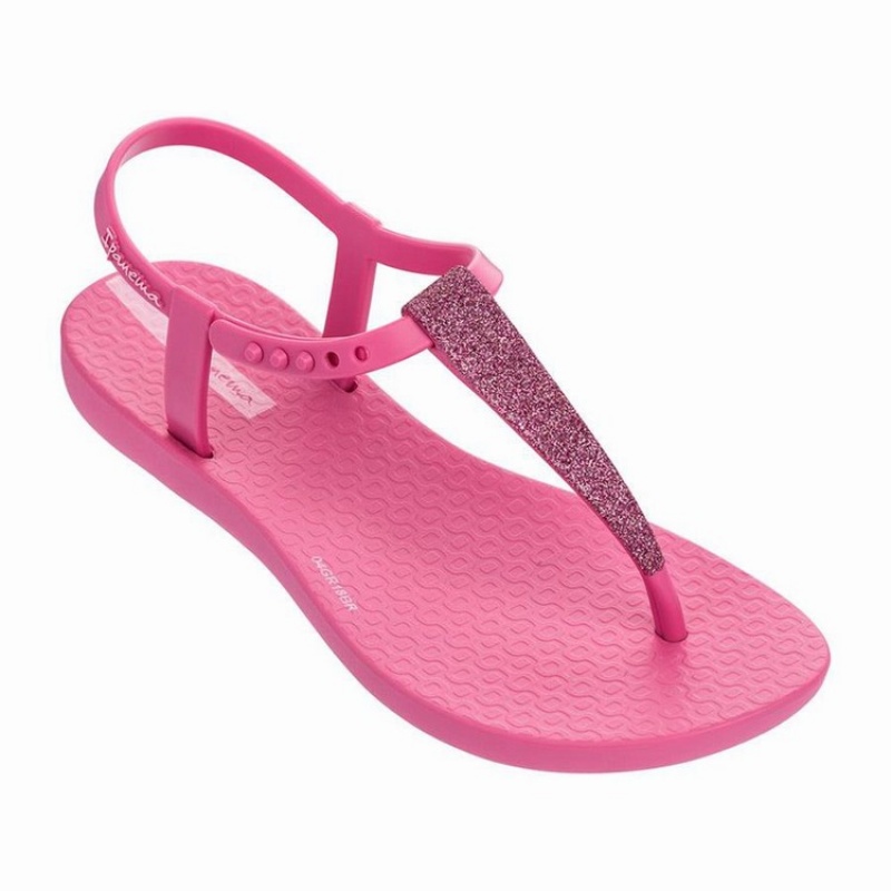 Pink Ipanema Shimmer Kids\' Sandals | JL0631295