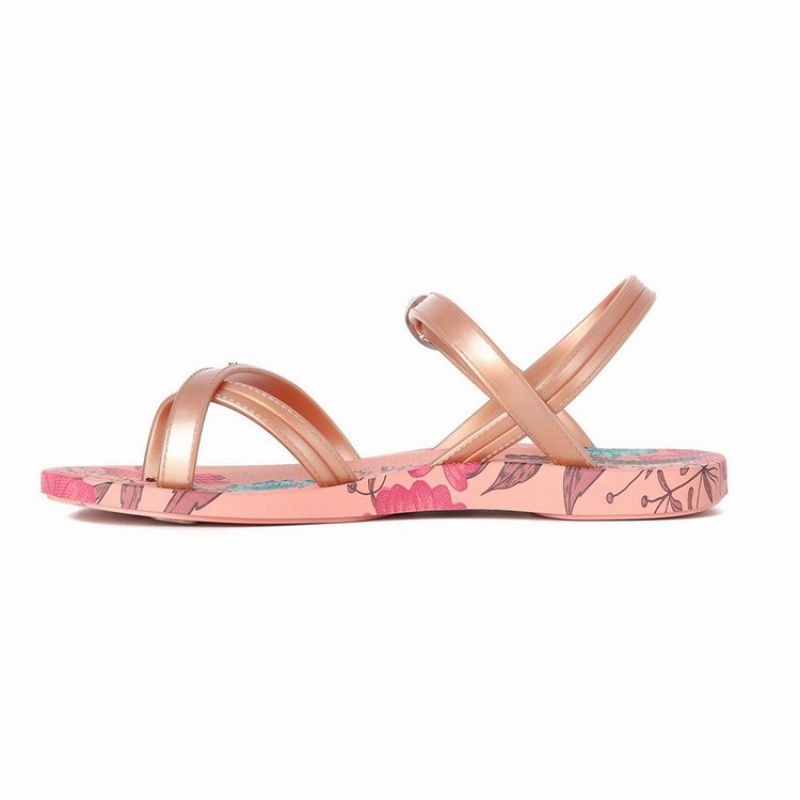 Pink / Beige Ipanema Suzi Print II Kids' Sandals | AN5342796