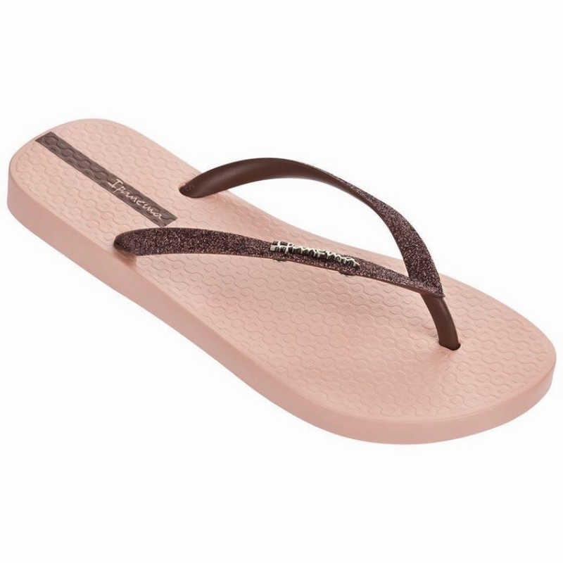 Pink / Brown Ipanema Lolita III Women\'s Flip Flops | GV8025361