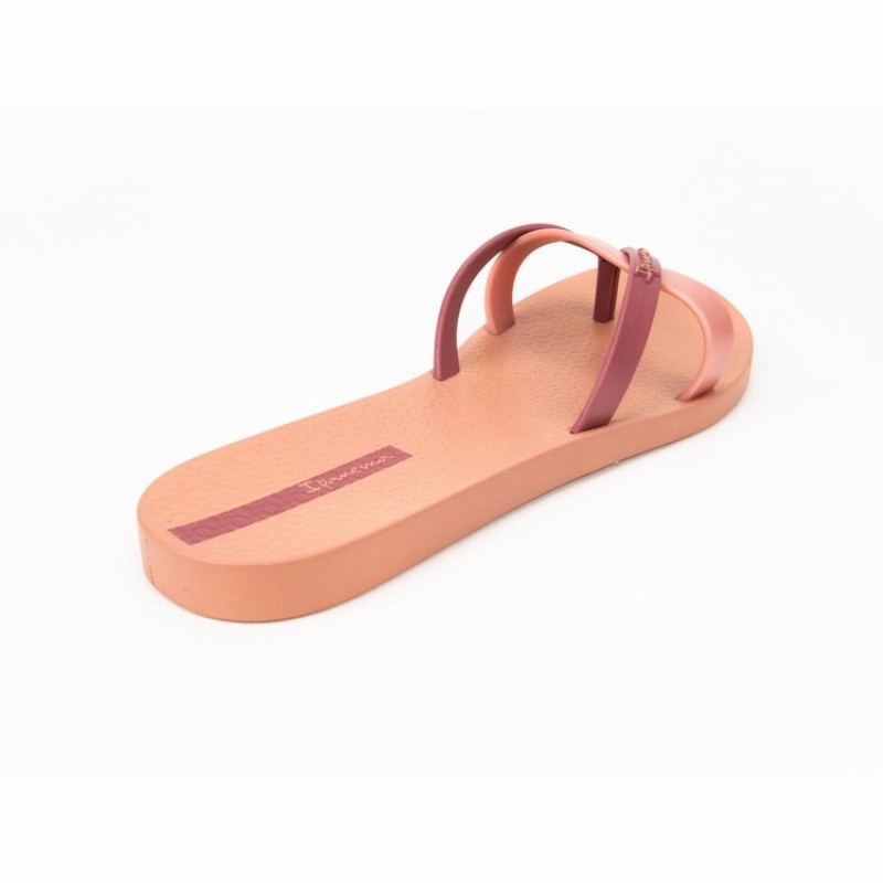 Pink / Burgundy Ipanema Kirei Women's Flip Flops | UB0673948