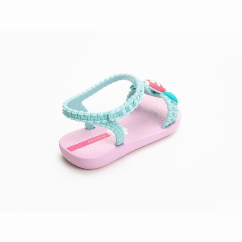 Pink / Green Ipanema Buggy Baby Sandals | VR0356481